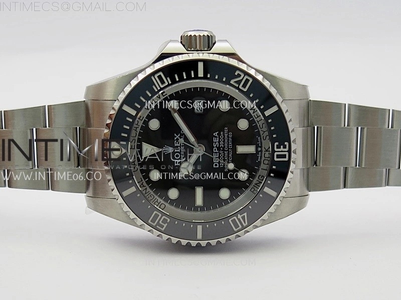 Sea-Dweller DEEPSEA 126660 904L SS 3EF Best Edition Black Dial On Oyster Bracelet VR3235