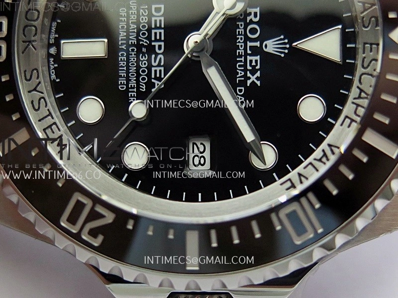 Sea-Dweller DEEPSEA 126660 904L SS 3EF Best Edition Black Dial On Oyster Bracelet VR3235