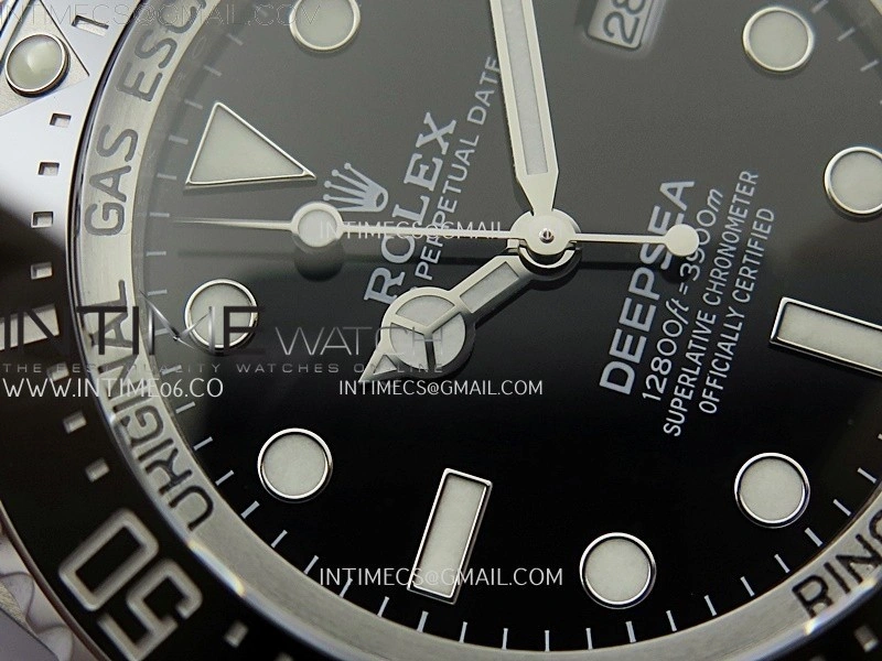 Sea-Dweller DEEPSEA 126660 904L SS 3EF Best Edition Black Dial On Oyster Bracelet VR3235