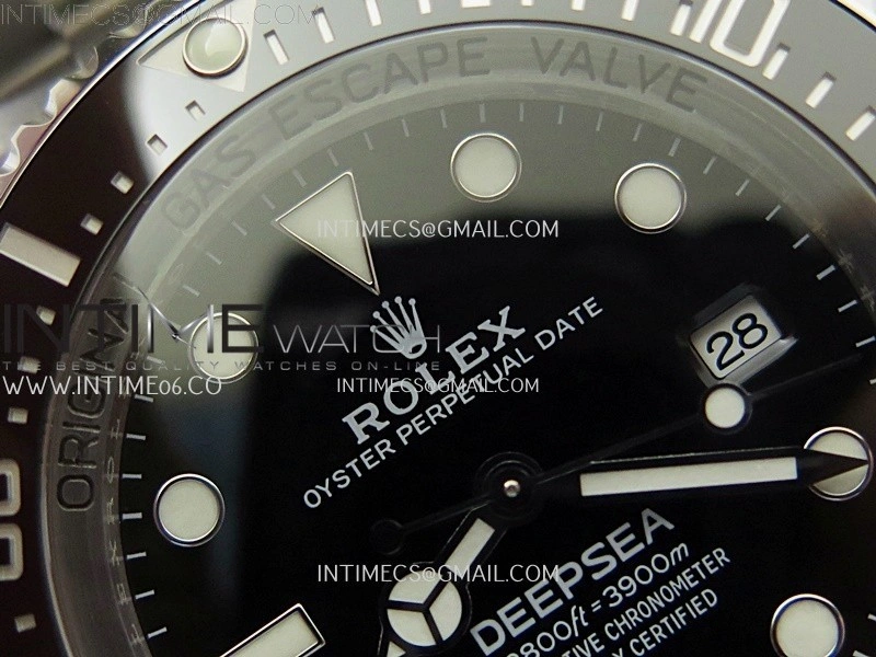 Sea-Dweller DEEPSEA 126660 904L SS 3EF Best Edition Black Dial On Oyster Bracelet VR3235