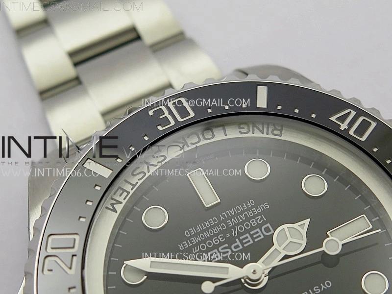 Sea-Dweller DEEPSEA 126660 904L SS 3EF Best Edition Black Dial On Oyster Bracelet VR3235