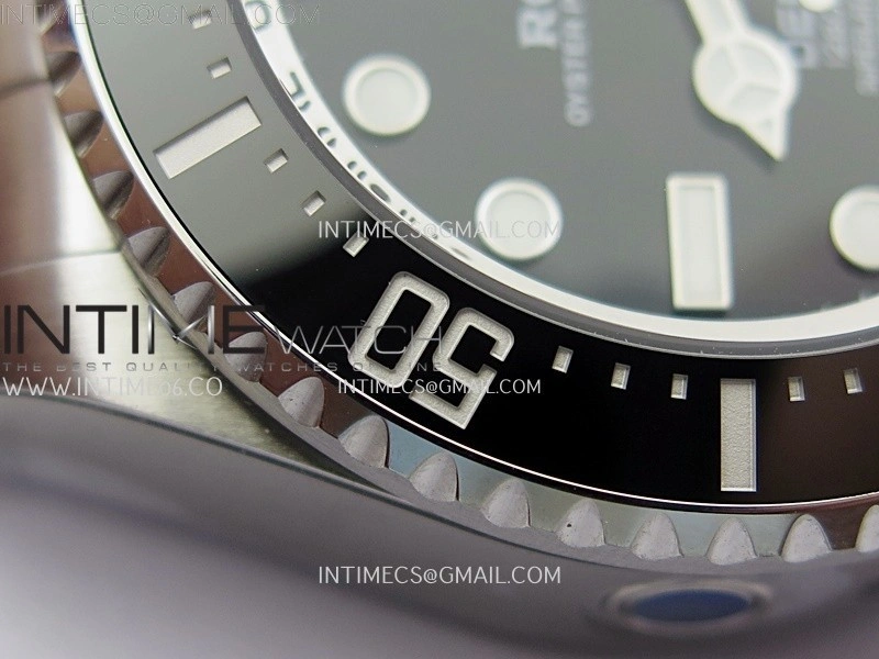 Sea-Dweller DEEPSEA 126660 904L SS 3EF Best Edition Black Dial On Oyster Bracelet VR3235