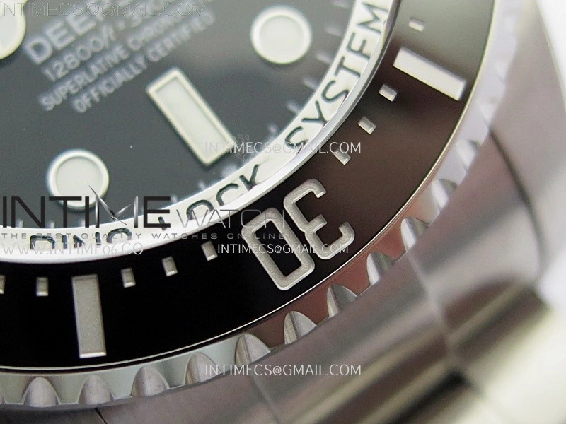 Sea-Dweller DEEPSEA 126660 904L SS 3EF Best Edition Black Dial On Oyster Bracelet VR3235