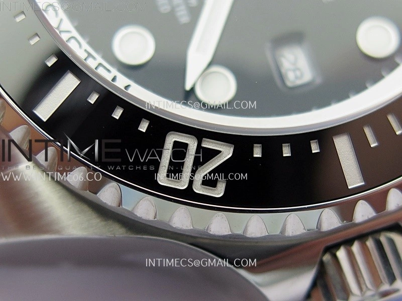 Sea-Dweller DEEPSEA 126660 904L SS 3EF Best Edition Black Dial On Oyster Bracelet VR3235