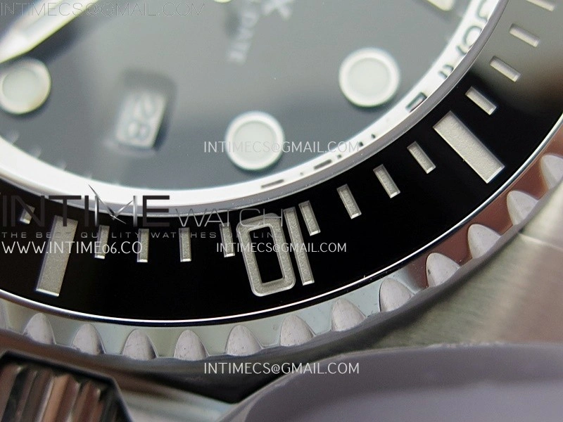 Sea-Dweller DEEPSEA 126660 904L SS 3EF Best Edition Black Dial On Oyster Bracelet VR3235