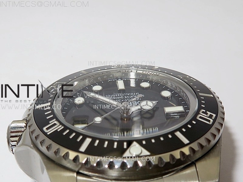 Sea-Dweller DEEPSEA 126660 904L SS 3EF Best Edition Black Dial On Oyster Bracelet VR3235