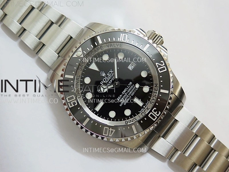 Sea-Dweller DEEPSEA 126660 904L SS V9F Best Edition Black Dial On Oyster Bracelet VR3235