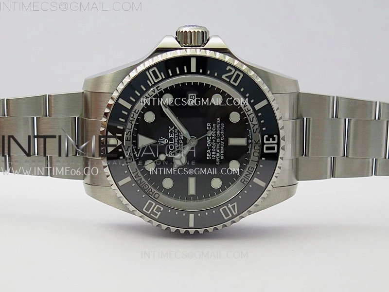 Sea-Dweller DEEPSEA 126660 904L SS V9F Best Edition Black Dial On Oyster Bracelet VR3235