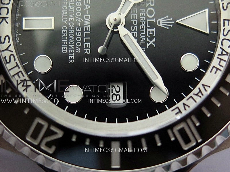 Sea-Dweller DEEPSEA 126660 904L SS V9F Best Edition Black Dial On Oyster Bracelet VR3235