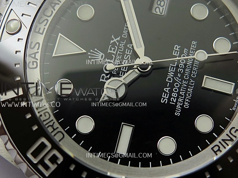 Sea-Dweller DEEPSEA 126660 904L SS V9F Best Edition Black Dial On Oyster Bracelet VR3235