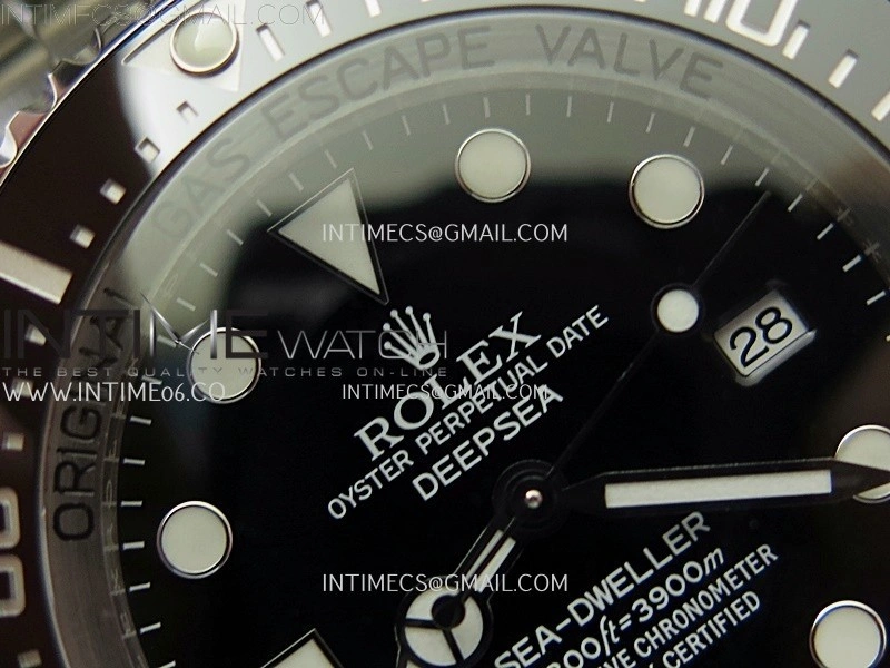 Sea-Dweller DEEPSEA 126660 904L SS V9F Best Edition Black Dial On Oyster Bracelet VR3235