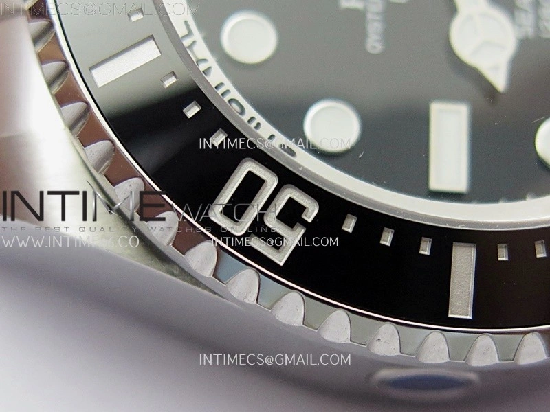 Sea-Dweller DEEPSEA 126660 904L SS V9F Best Edition Black Dial On Oyster Bracelet VR3235