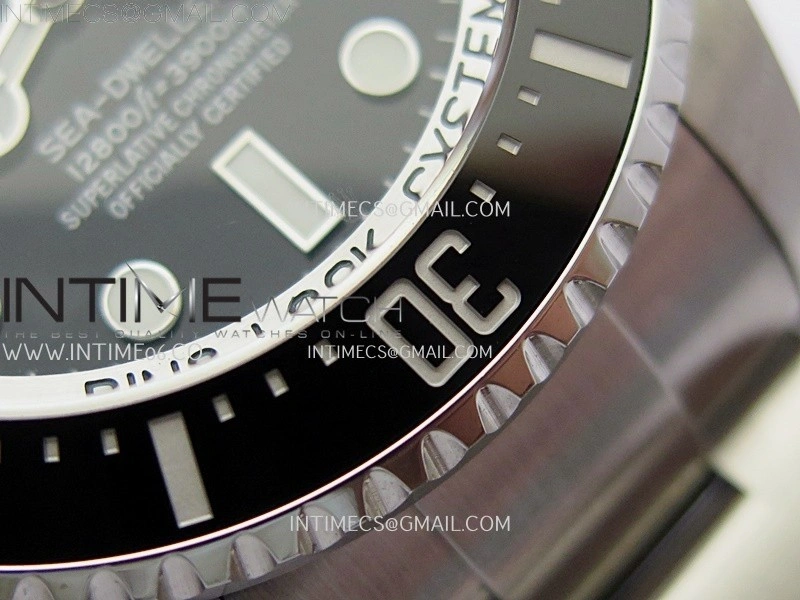 Sea-Dweller DEEPSEA 126660 904L SS V9F Best Edition Black Dial On Oyster Bracelet VR3235