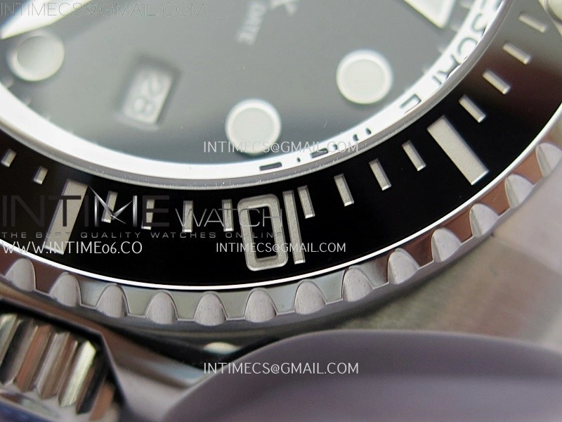 Sea-Dweller DEEPSEA 126660 904L SS V9F Best Edition Black Dial On Oyster Bracelet VR3235