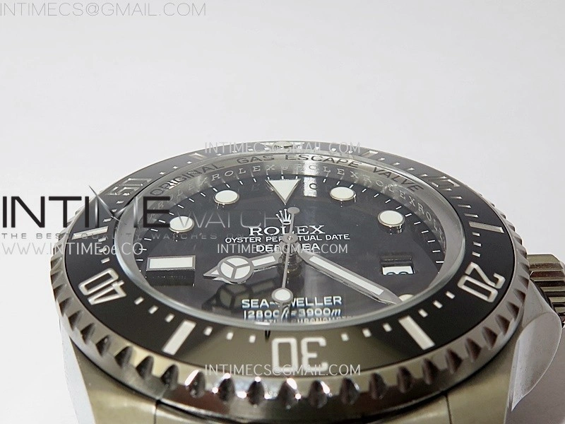 Sea-Dweller DEEPSEA 126660 904L SS V9F Best Edition Black Dial On Oyster Bracelet VR3235
