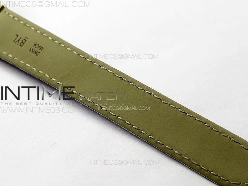 Ballon Bleu 33mm RG 3KF 1:1 Best Edition White Textured Dial on Purple Leather Strap A076