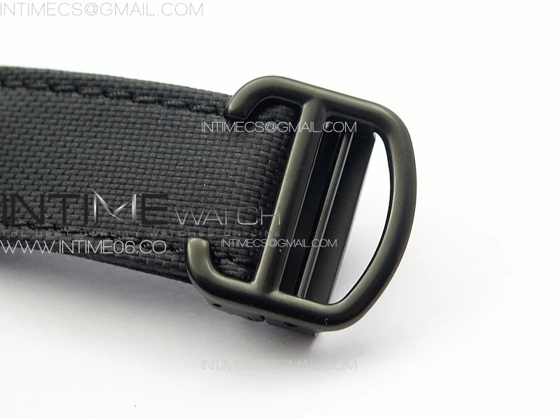 Ballon Bleu 42mm DLC 3KF 1:1 Best Edition Black Texture Dial on Black Leather Strap A2824