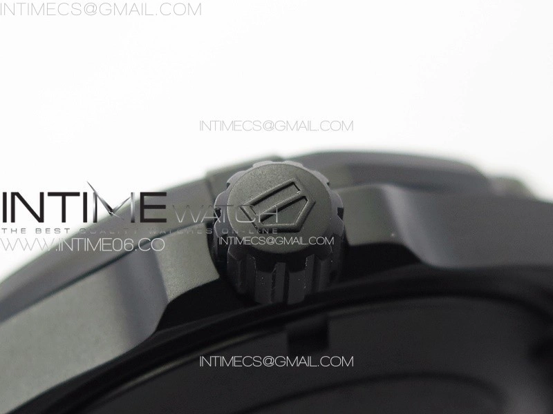 Aquaracer Calibre 5 PVD 41mm TARF 1:1 Best Edition Carbon Blue Dial on Black Nylon Strap SW200