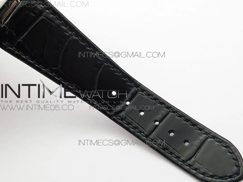 Nautilus Jumbo 5711 Super Replication PPF V4 1:1 Best Edition Blue Textured Dial on Black Leather Strap PPF324
