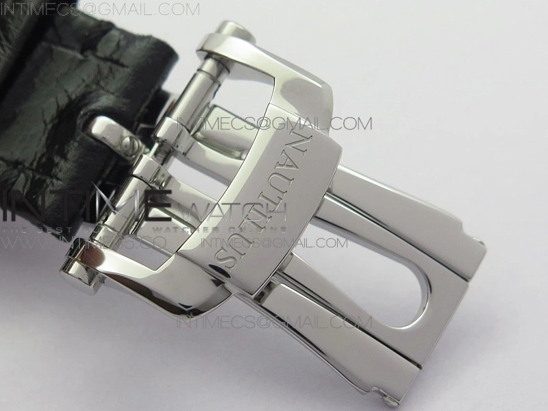 Nautilus Jumbo 5711 Super Replication PPF V4 1:1 Best Edition Blue Textured Dial on Black Leather Strap PPF324