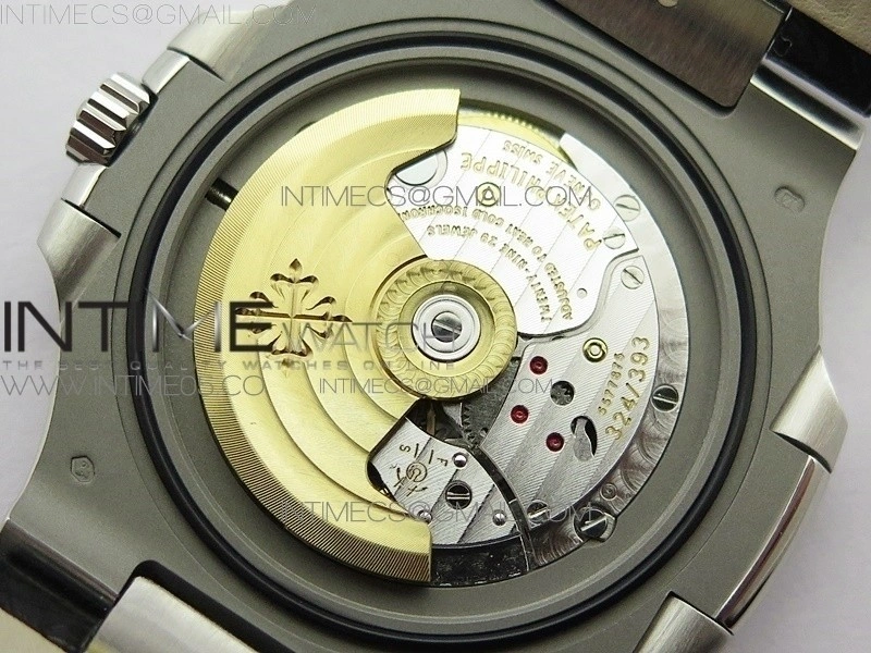 Nautilus Jumbo 5711 Super Replication PPF V4 1:1 Best Edition Blue Textured Dial on Black Leather Strap PPF324
