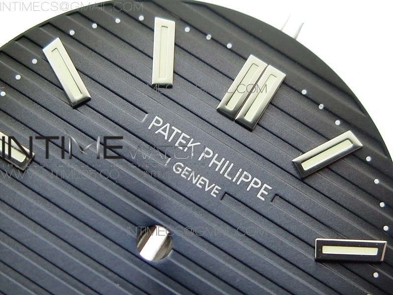 Nautilus Jumbo 5711 Super Replication PPF V4 1:1 Best Edition Blue Textured Dial on Black Leather Strap PPF324