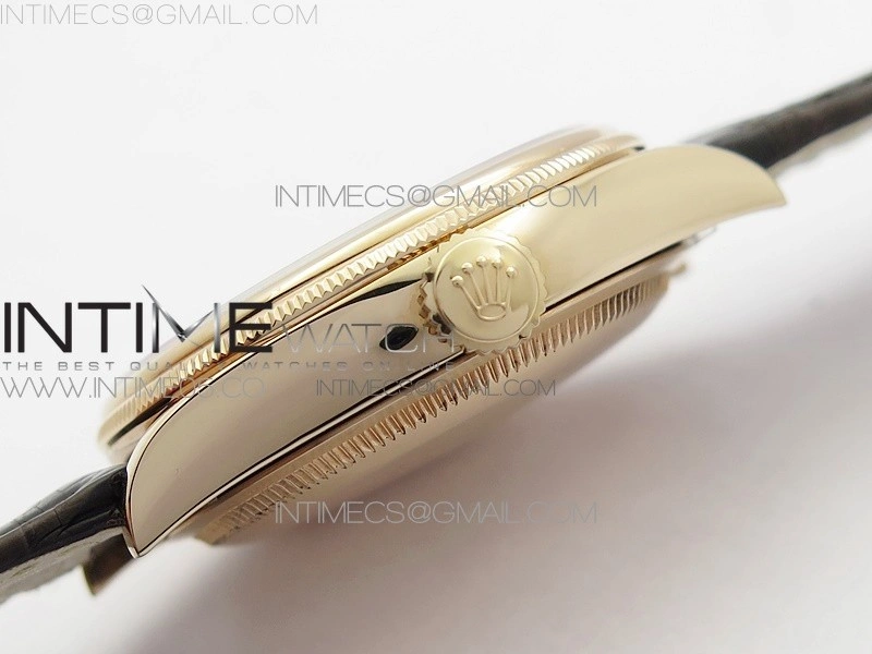 Cellini 50535 Moonphase RG GMF Best Edition White Dial on Brown Leather Strap A3195