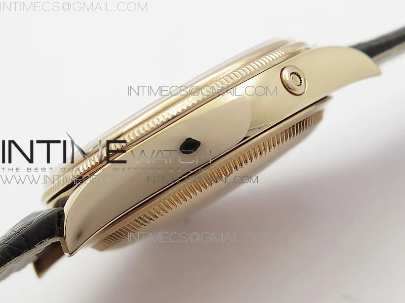 Cellini 50535 Moonphase RG GMF Best Edition White Dial on Brown Leather Strap A3195