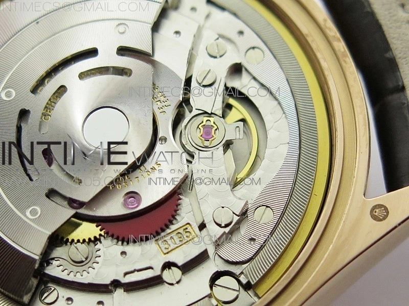 Cellini 50535 Moonphase RG GMF Best Edition White Dial on Brown Leather Strap A3195