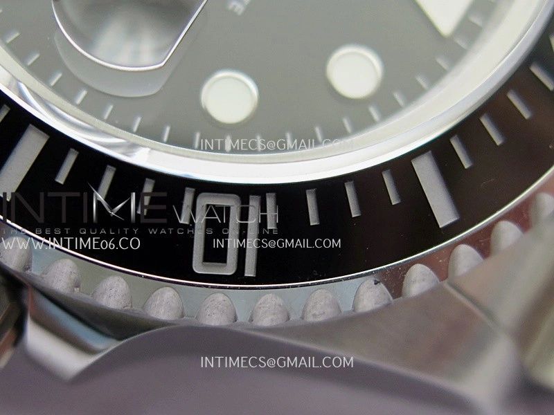 Sea-Dweller 126600 43mm 904L SS QF 1:1 Best Edition Black Dial On Oyster Bracelet SH3235