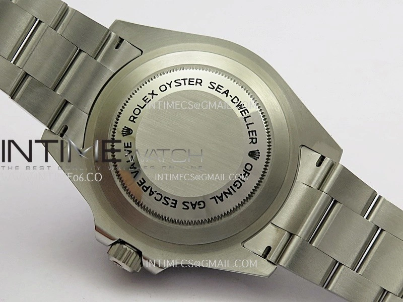 Sea-Dweller 126600 43mm 904L SS QF 1:1 Best Edition Black Dial On Oyster Bracelet SH3235