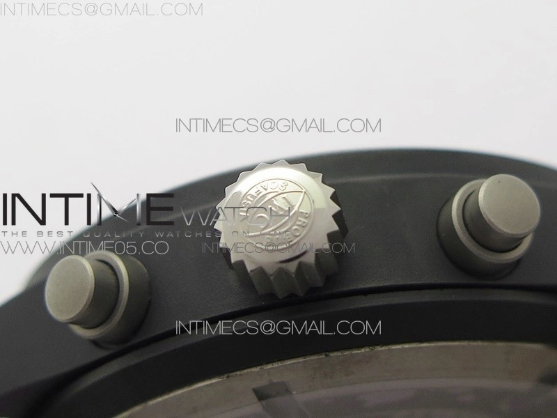 Pilot Chrono Blue Angels Black Ceramic ZF Best Edition on Blue Leather Strap A7750