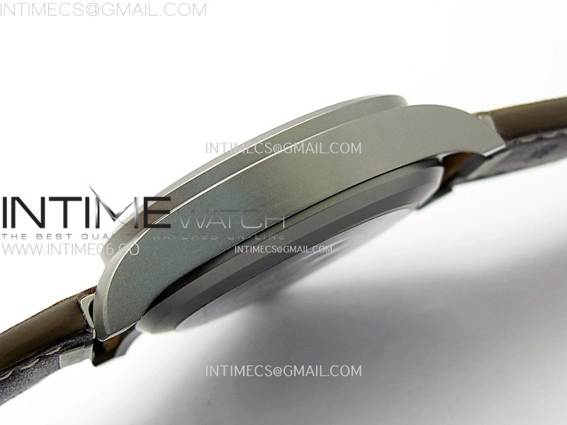 Big Pilot IW329701 Ti M+F 1:1 Best Edition Black Dial on Brown Leather Strap SEIKO 8N-24