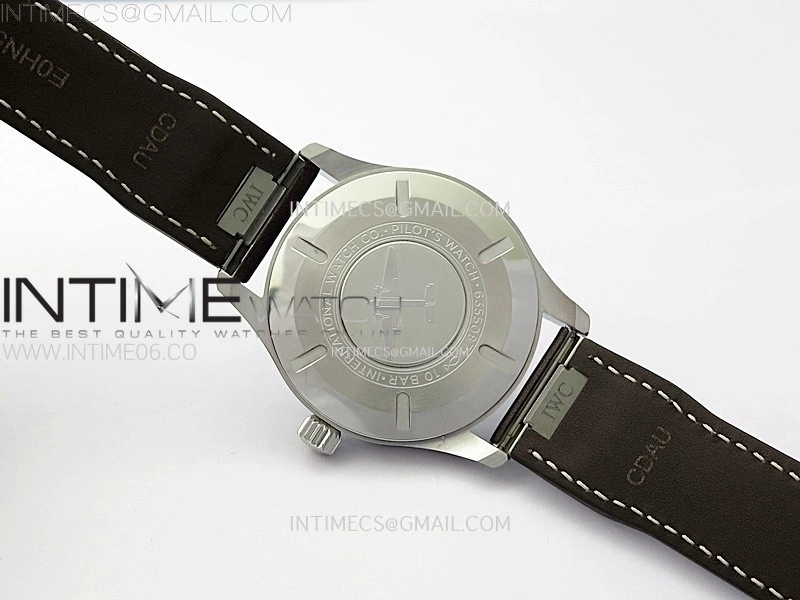 Pilot Mark XX IW328205 ZF 1:1 Best Edition Green Dial on Brown Leather Strap A32111