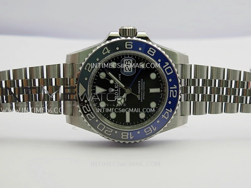 GMT-Master II 126710 BLNR Black Blue 904L SS Clean Plus 1:1 Best Edition Black Dial On Jubilee Bracelet DD3285 CHS