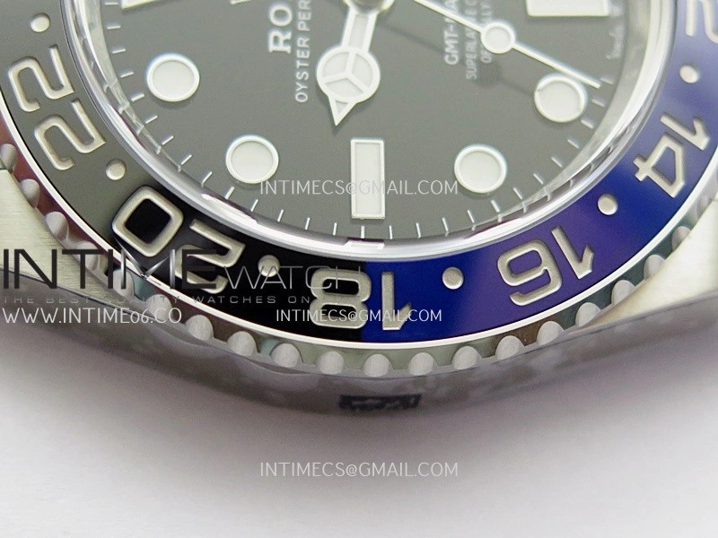 GMT-Master II 126710 BLNR Black Blue 904L SS Clean Plus 1:1 Best Edition Black Dial On Jubilee Bracelet DD3285 CHS