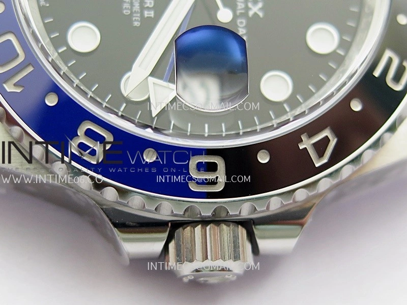 GMT-Master II 126710 BLNR Black Blue 904L SS Clean Plus 1:1 Best Edition Black Dial On Jubilee Bracelet DD3285 CHS