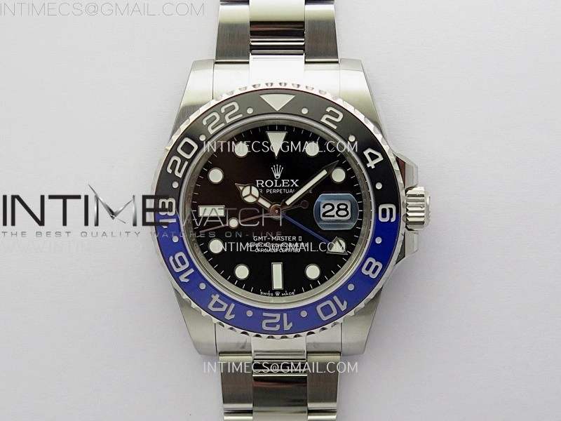 GMT-Master II 126710 BLNR Black Blue Ceramic 904L SS APSF 1:1 Best Edition Blue Dial On Oyster Bracelet VR3285 CHS