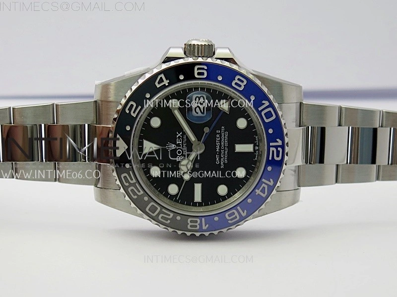 GMT-Master II 126710 BLNR Black Blue Ceramic 904L SS APSF 1:1 Best Edition Blue Dial On Oyster Bracelet VR3285 CHS