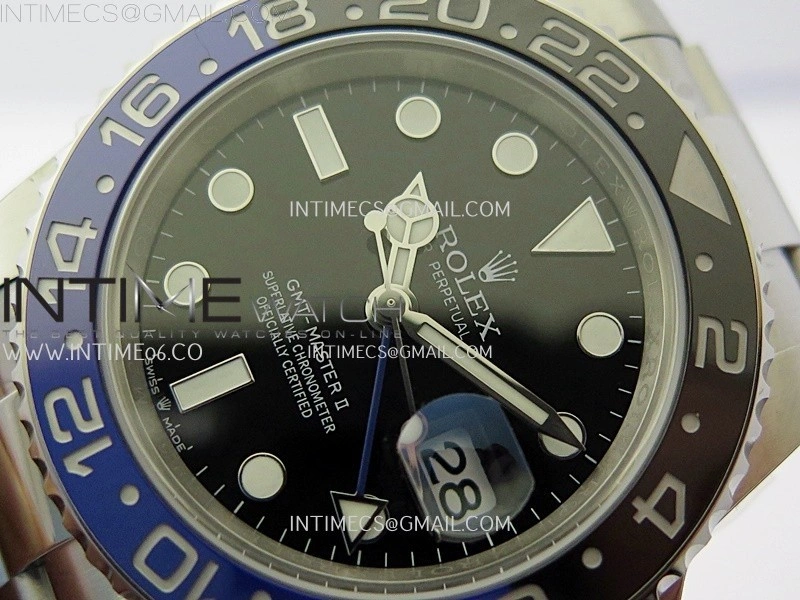 GMT-Master II 126710 BLNR Black Blue Ceramic 904L SS APSF 1:1 Best Edition Blue Dial On Oyster Bracelet VR3285 CHS