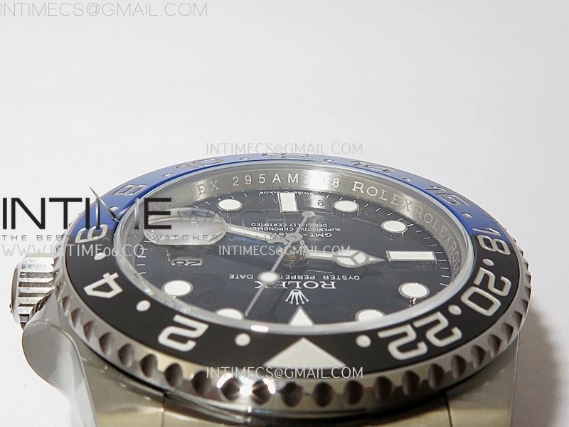 GMT-Master II 126710 BLNR Black Blue Ceramic 904L SS APSF 1:1 Best Edition Blue Dial On Oyster Bracelet VR3285 CHS