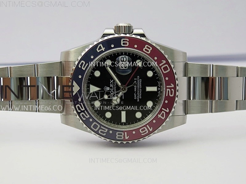 GMT-Master II 126710 BLRO Red Blue Ceramic 904L SS APSF 1:1 Best Edition Blue Dial On Oyster Bracelet VR3285 CHS