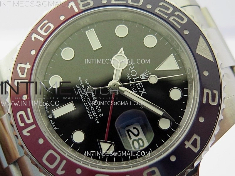 GMT-Master II 126710 BLRO Red Blue Ceramic 904L SS APSF 1:1 Best Edition Blue Dial On Oyster Bracelet VR3285 CHS