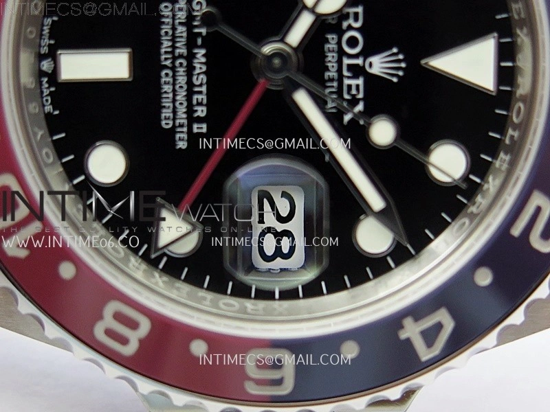 GMT-Master II 126710 BLRO Red Blue Ceramic 904L SS APSF 1:1 Best Edition Blue Dial On Oyster Bracelet VR3285 CHS