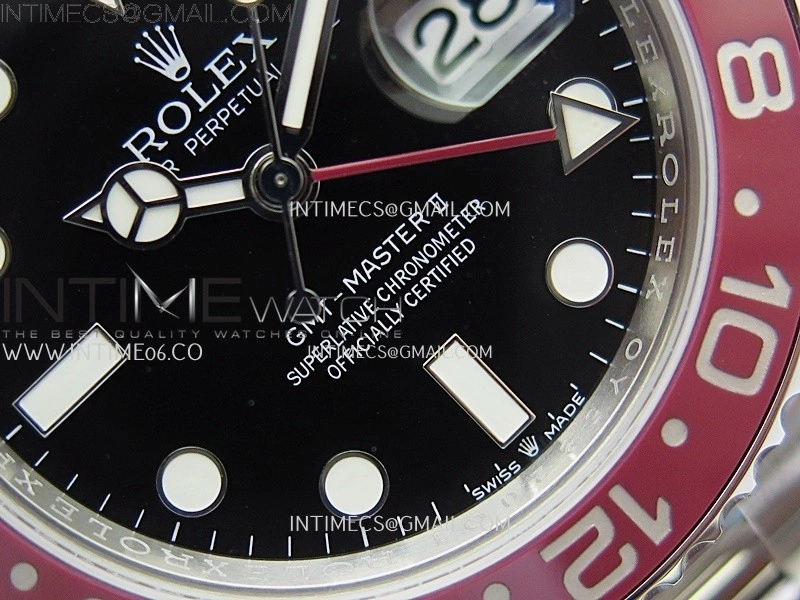 GMT-Master II 126710 BLRO Red Blue Ceramic 904L SS APSF 1:1 Best Edition Blue Dial On Oyster Bracelet VR3285 CHS