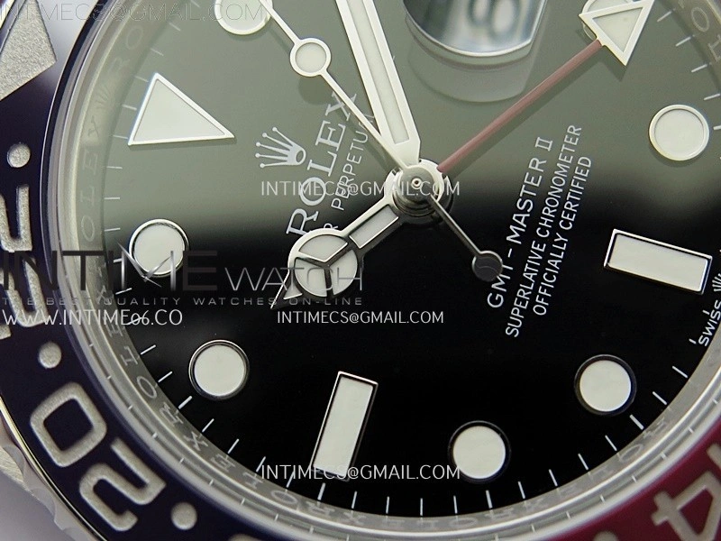 GMT-Master II 126710 BLRO Red Blue Ceramic 904L SS APSF 1:1 Best Edition Blue Dial On Oyster Bracelet VR3285 CHS