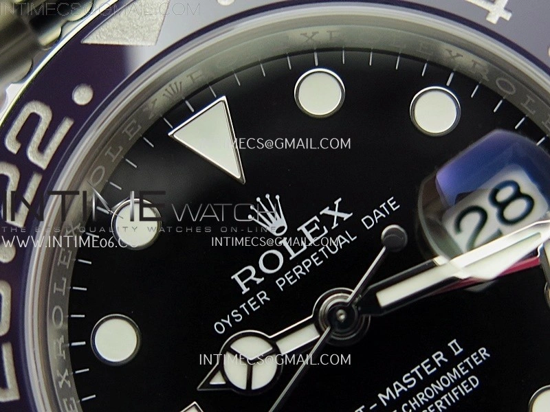 GMT-Master II 126710 BLRO Red Blue Ceramic 904L SS APSF 1:1 Best Edition Blue Dial On Oyster Bracelet VR3285 CHS
