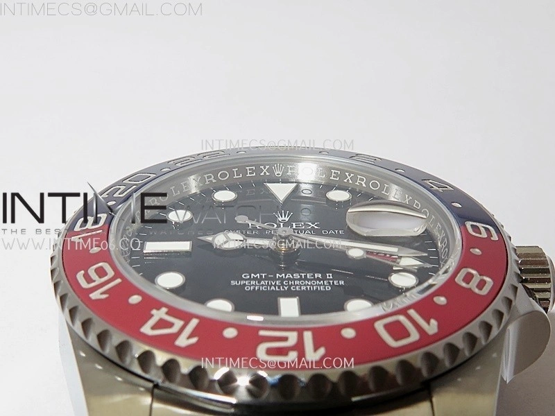 GMT-Master II 126710 BLRO Red Blue Ceramic 904L SS APSF 1:1 Best Edition Blue Dial On Oyster Bracelet VR3285 CHS