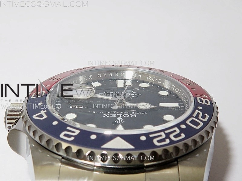 GMT-Master II 126710 BLRO Red Blue Ceramic 904L SS APSF 1:1 Best Edition Blue Dial On Oyster Bracelet VR3285 CHS