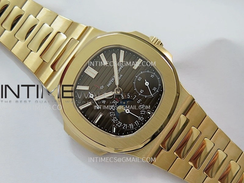 Nautilus 5712 1R RG V4+ PPF 1:1 Latest and Best Edition Brown Dial on RG Bracelet PPF240